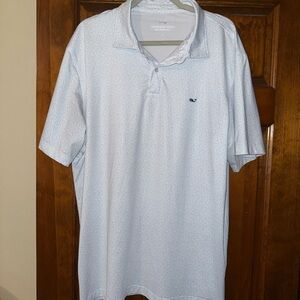 Vineyard Vines Performance Golf Polo Shirt Mens XL Golf Club Motif Shirt